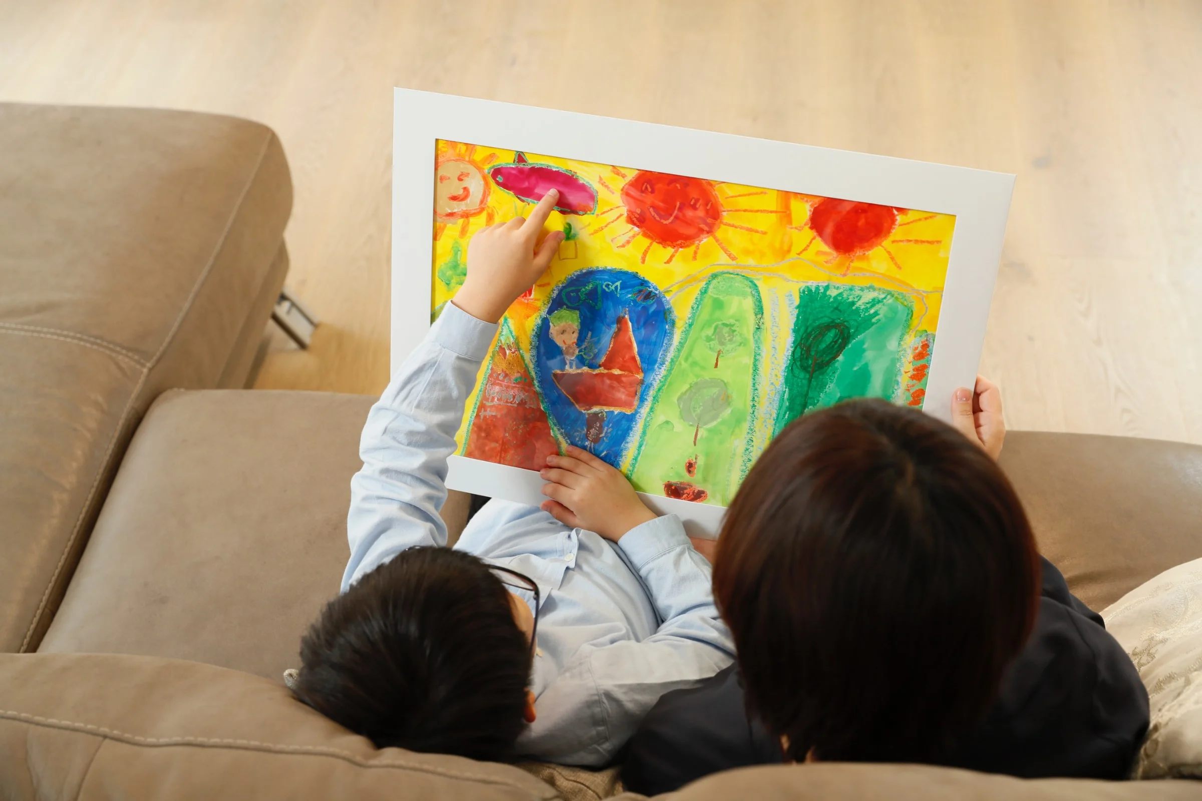 子供の作品のプリントサービス